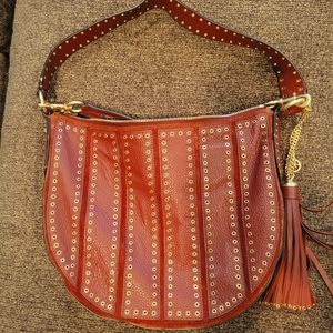 Michael Kors Brooklyn Grommet Shoulder Bag